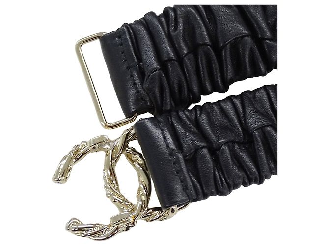 Cintura in pelle d'agnello e metallo per donna Chanel - vista 6