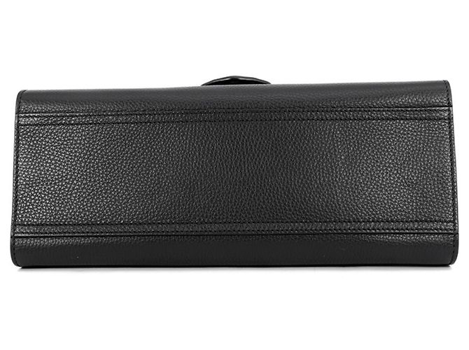 Borsa a mano Gucci GG Marmont in pelle nera - vista 3