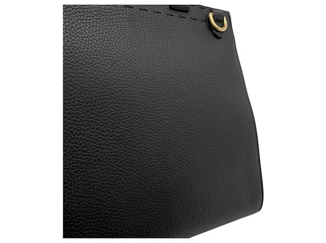 Borsa a mano Gucci GG Marmont in pelle nera - vista 8