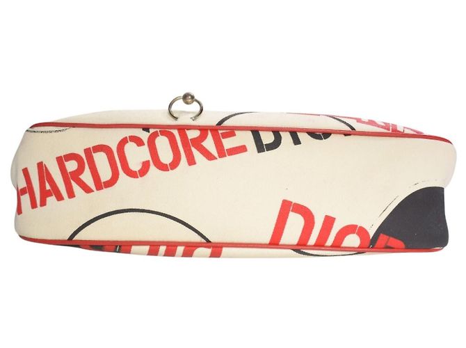 Borsa Christian Dior Hardcore John Galliano Bianca e Rossa - vista 8