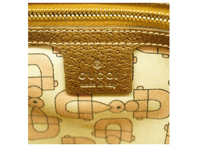 Sac cabas Gucci en toile GG beige - vue 5