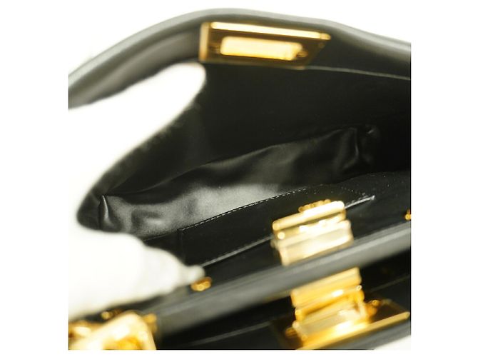 Fendi Mini Peekaboo Lederhandtasche - Ansicht 4