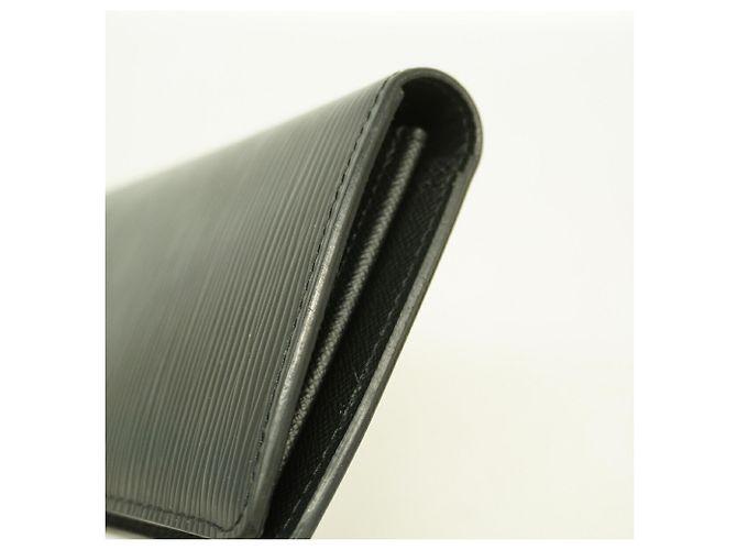 Cartera larga Louis Vuitton de piel Epi - Noir - vista 6