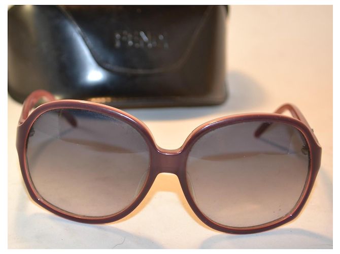 Fendi Over Sonnenbrille Lila - Ansicht 2