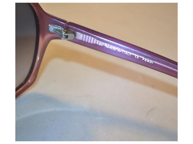 Fendi Over Sonnenbrille Lila - Ansicht 6