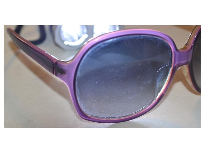 Fendi Over Sonnenbrille Lila - Ansicht 8