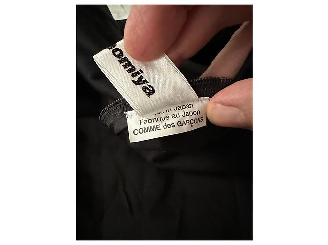 Comme Des Garcons Top Noir Kei Ninomiya negro de algodón y tul - vista 6