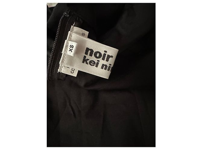 Comme Des Garcons Top Noir Kei Ninomiya negro de algodón y tul - vista 7