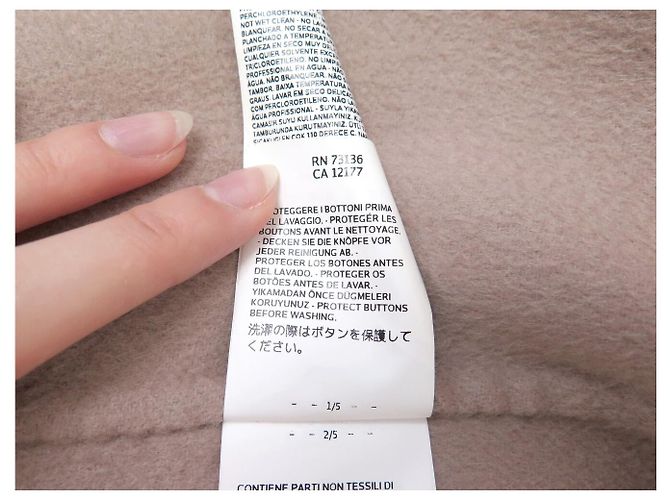 NUEVO ABRIGO LARGO MAX MARA ANDREA 101607996 S 36 CACHEMIRA ROSA VIEJO - vista 10