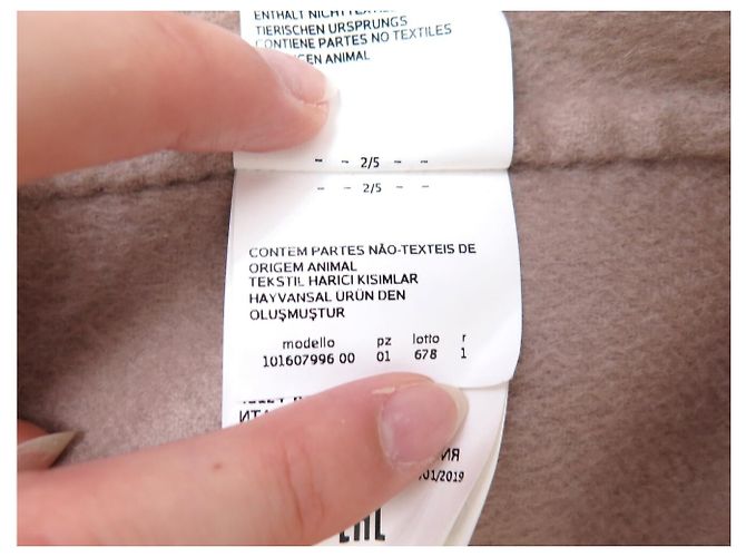 NUEVO ABRIGO LARGO MAX MARA ANDREA 101607996 S 36 CACHEMIRA ROSA VIEJO - vista 13