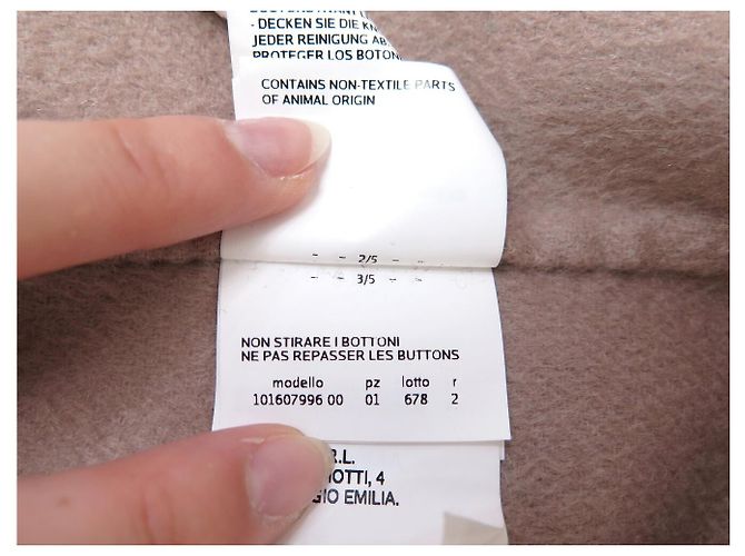 NUEVO ABRIGO LARGO MAX MARA ANDREA 101607996 S 36 CACHEMIRA ROSA VIEJO - vista 14