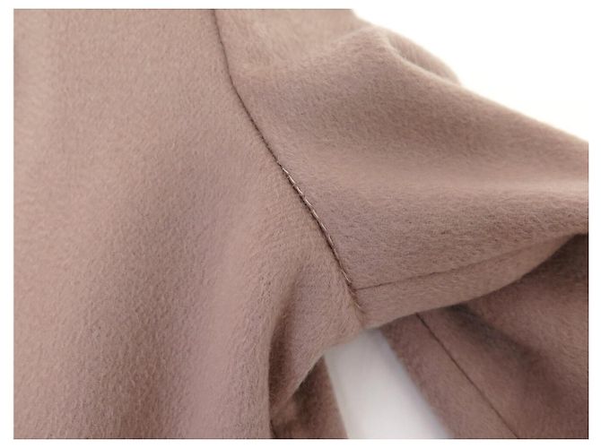 NUEVO ABRIGO LARGO MAX MARA ANDREA 101607996 S 36 CACHEMIRA ROSA VIEJO - vista 20