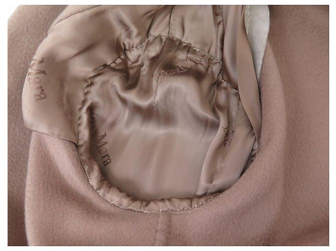 NUEVO ABRIGO LARGO MAX MARA ANDREA 101607996 S 36 CACHEMIRA ROSA VIEJO - vista 6