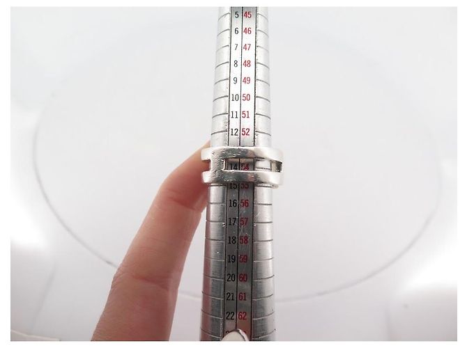 Hermès HERMES MEDOR RING MONSTEIN & DIAMANTEN T54 AUS 925 STERNARGENT 10GR SILVER RING - Ansicht 12