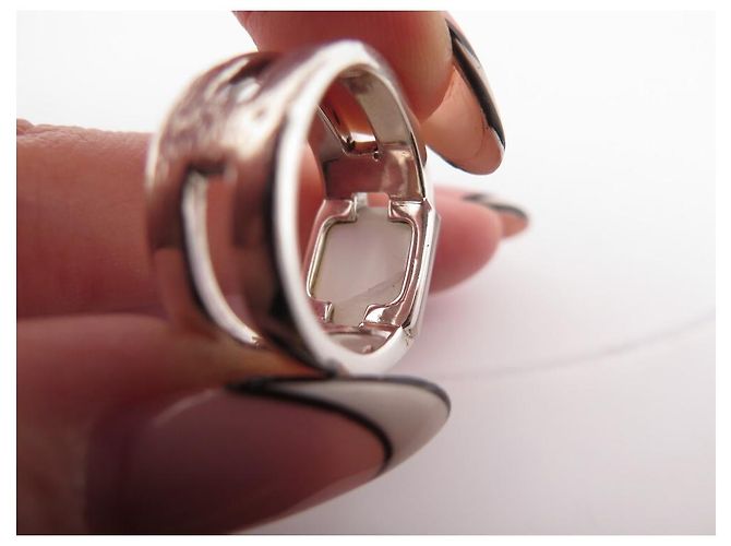 Hermès HERMES MEDOR RING MONSTEIN & DIAMANTEN T54 AUS 925 STERNARGENT 10GR SILVER RING - Ansicht 7