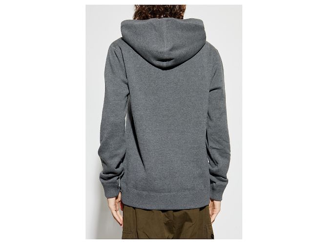 Dolce & Gabbana Woll-Hoodie aus Wolle und Kaschmir Grau - Ansicht 2