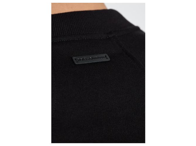 Dolce & Gabbana Baumwoll-Sweatshirt Schwarz - Ansicht 3