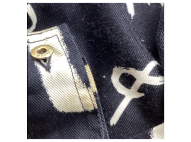 Giacca Dolce & Gabbana Vintage Graffiti in cotone nero - Ansicht 6