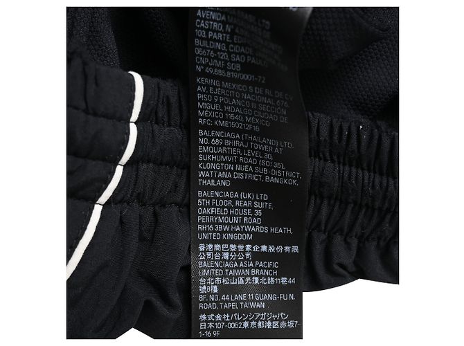 Balenciaga Standard-script Jogginghose aus schwarzem Polyamid - Ansicht 14