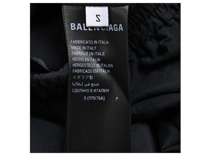 Balenciaga Standard-script Jogginghose aus schwarzem Polyamid - Ansicht 5