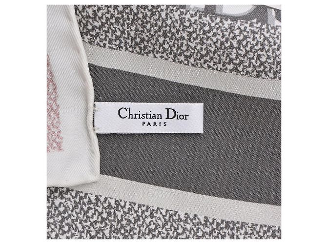 Dior Oblique Schal aus mehrfarbiger Seide - Ansicht 3