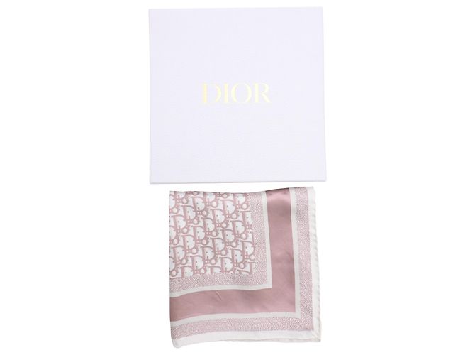Dior Oblique Schal aus mehrfarbiger Seide - Ansicht 5