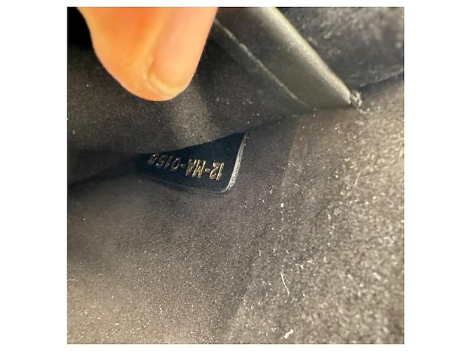 Borsa a patta Christian Dior J'Adior con catena in pelle nera - vista 11