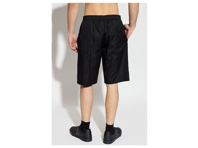 Dolce & Gabbana Pantaloncini in cotone con monogramma - vista 2