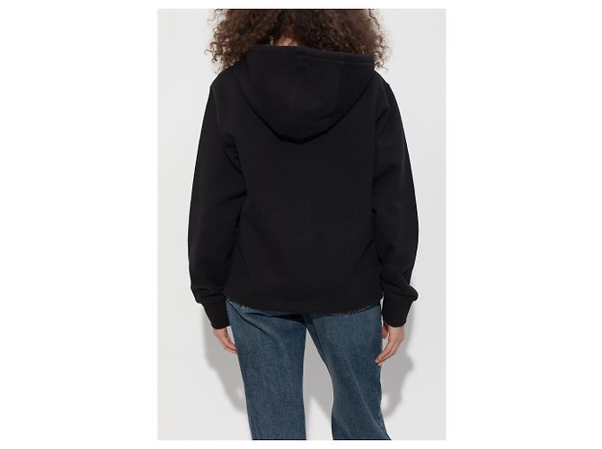 Sudadera con capucha Burberry Harper negra de algodón - vista 2