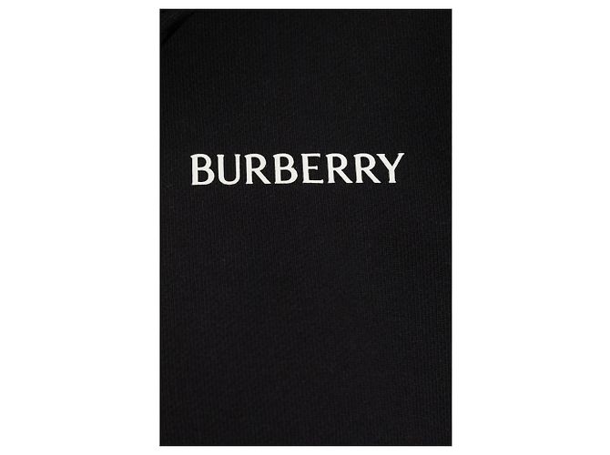 Sudadera con capucha Burberry Harper negra de algodón - vista 3