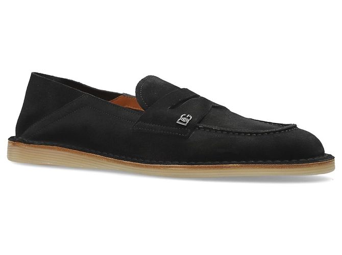 Dolce & Gabbana Scarpe in camoscio con logo - vista 2