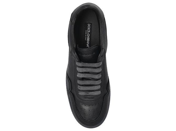 Dolce & Gabbana Sneakers in pelle nera - vista 4