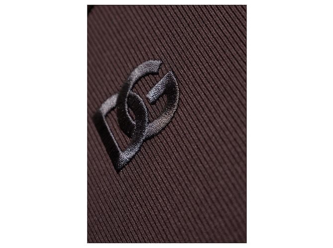 Dolce & Gabbana Geripptes Top mit besticktem Logo - Ansicht 3
