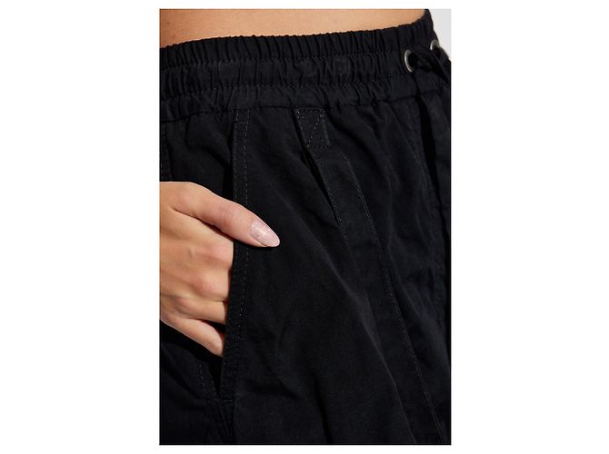 Dolce & Gabbana Pantaloni cargo neri in cotone - vista 3