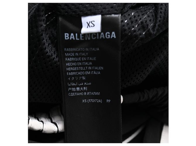 Balenciaga Oversized Track Pants aus schwarzem Polyester - Ansicht 15