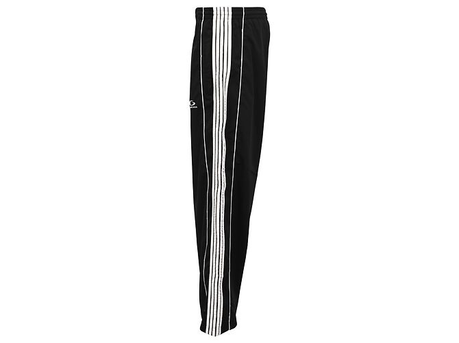 Balenciaga Oversized Track Pants aus schwarzem Polyester - Ansicht 2
