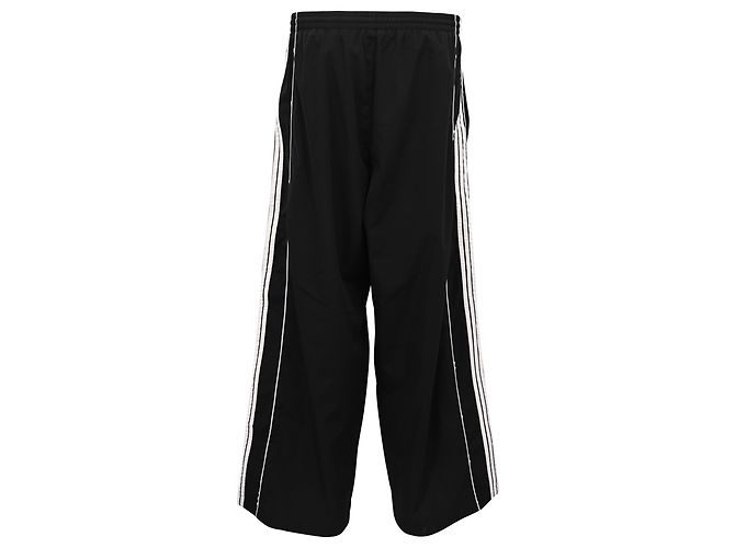 Balenciaga Oversized Track Pants aus schwarzem Polyester - Ansicht 3