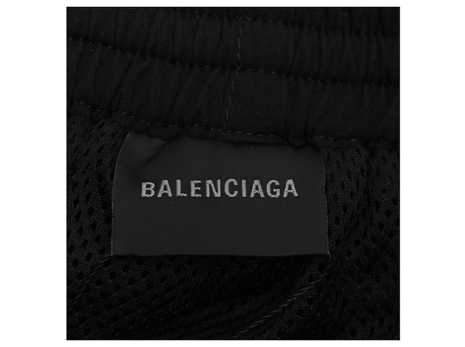 Balenciaga Oversized Track Pants aus schwarzem Polyester - Ansicht 4