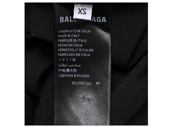 Balenciaga Oversized Track Pants aus schwarzem Polyester - Ansicht 5