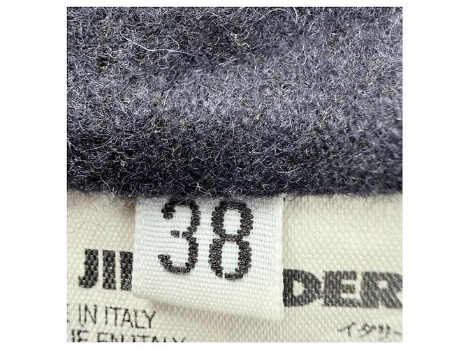 Abrigo de largo medio con botonadura sencilla Jil Sander en cashmere negro - vista 4