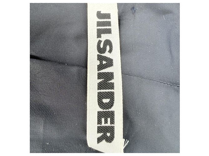 Abrigo de largo medio con botonadura sencilla Jil Sander en cashmere negro - vista 6