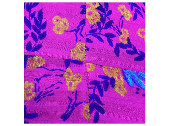 Autre Marque Mini vestido Tanya Taylor de estampado floral en seda rosa - vista 8