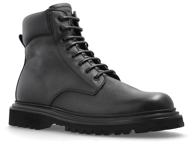 Dolce & Gabbana Black Leather Ankle Boots - view 2