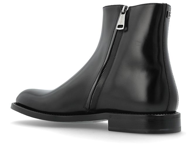 Dolce & Gabbana Black Leather Ankle Boots - view 3