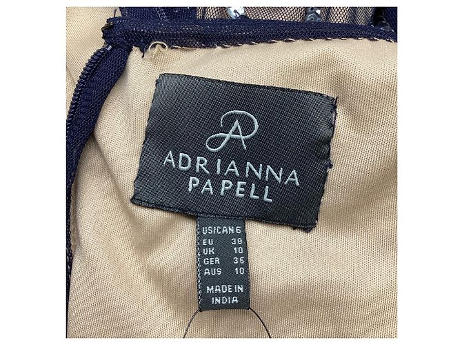 Autre Marque Abito da cocktail con perline a maniche lunghe Adrianna Papell Multicolor - vista 5