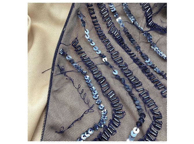 Autre Marque Abito da cocktail con perline a maniche lunghe Adrianna Papell Multicolor - vista 6