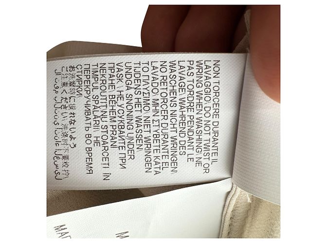 Brunello Cucinelli Langarm-Bluse aus cremefarbener Seide - Ansicht 9