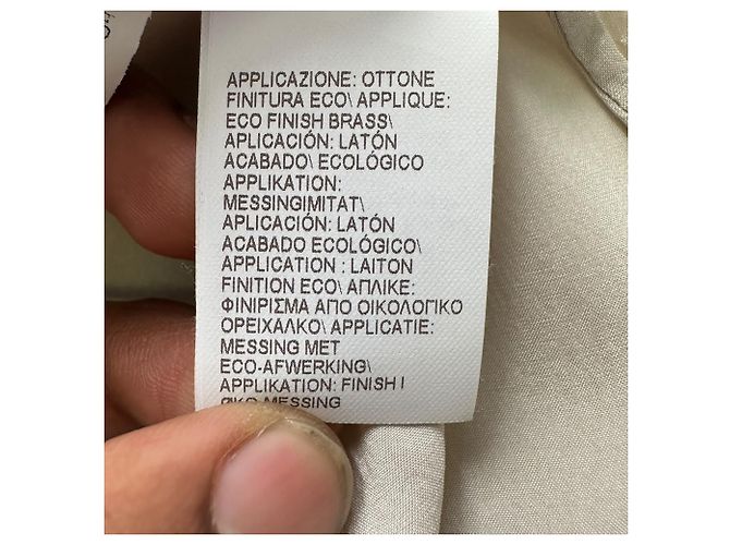Brunello Cucinelli Langarmbluse aus grauer Seide - Ansicht 7