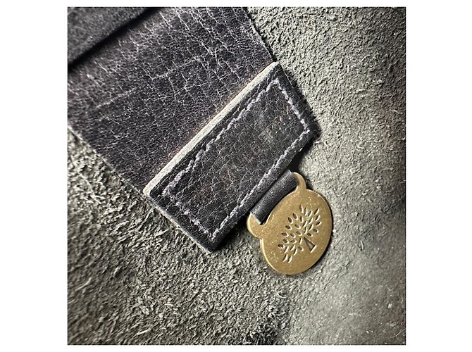 Borsa a tracolla Mulberry Brooke Chain in pelle nera - vista 11