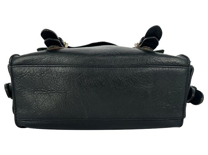 Borsa a tracolla Mulberry Brooke Chain in pelle nera - vista 4